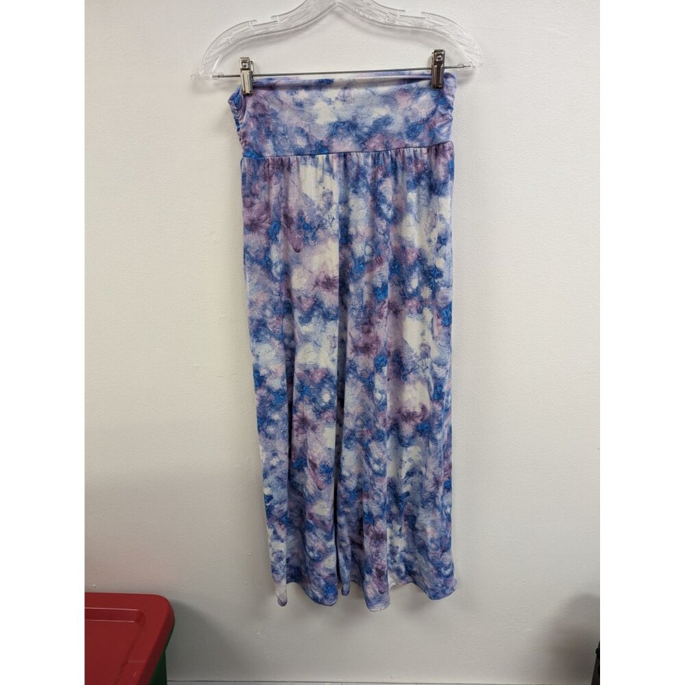 Joe Benbassett Size M Skirt Maxi Floral Purple Blue Womens